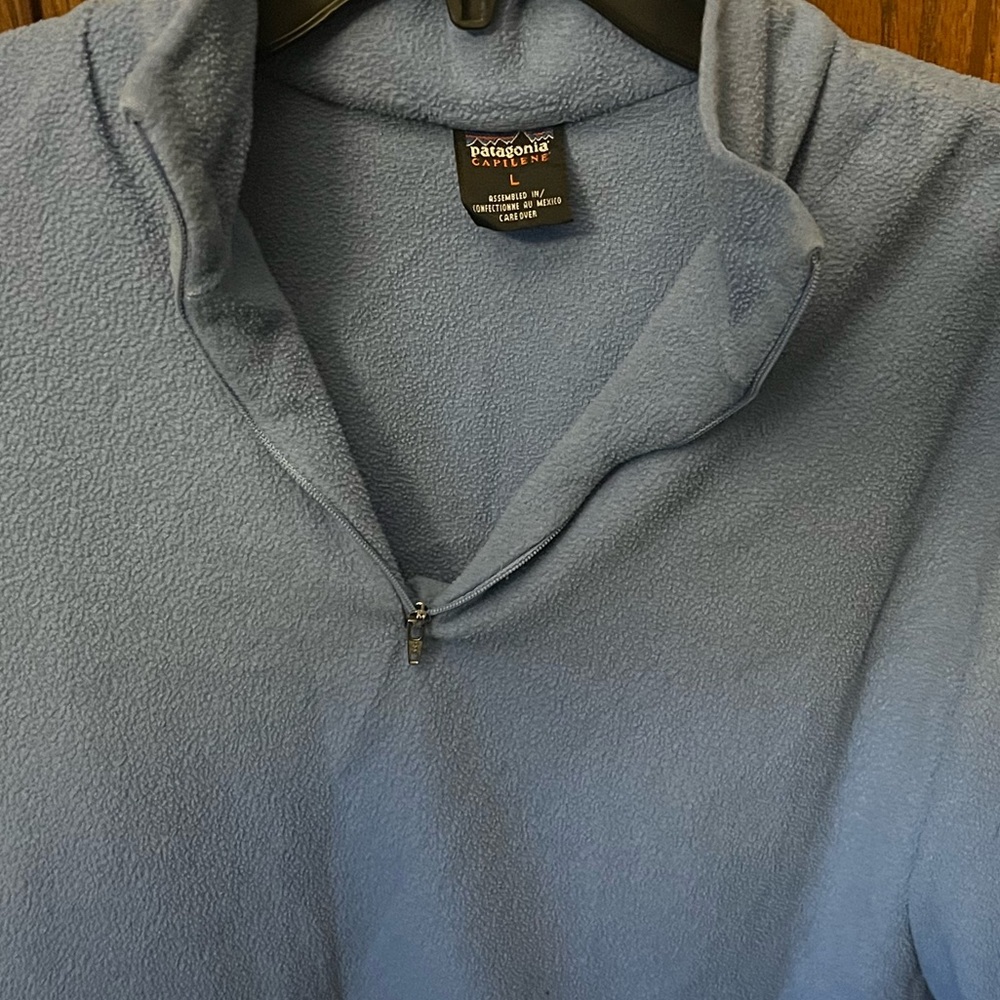 EUC Patagonia Capilene Pullover in Blue
